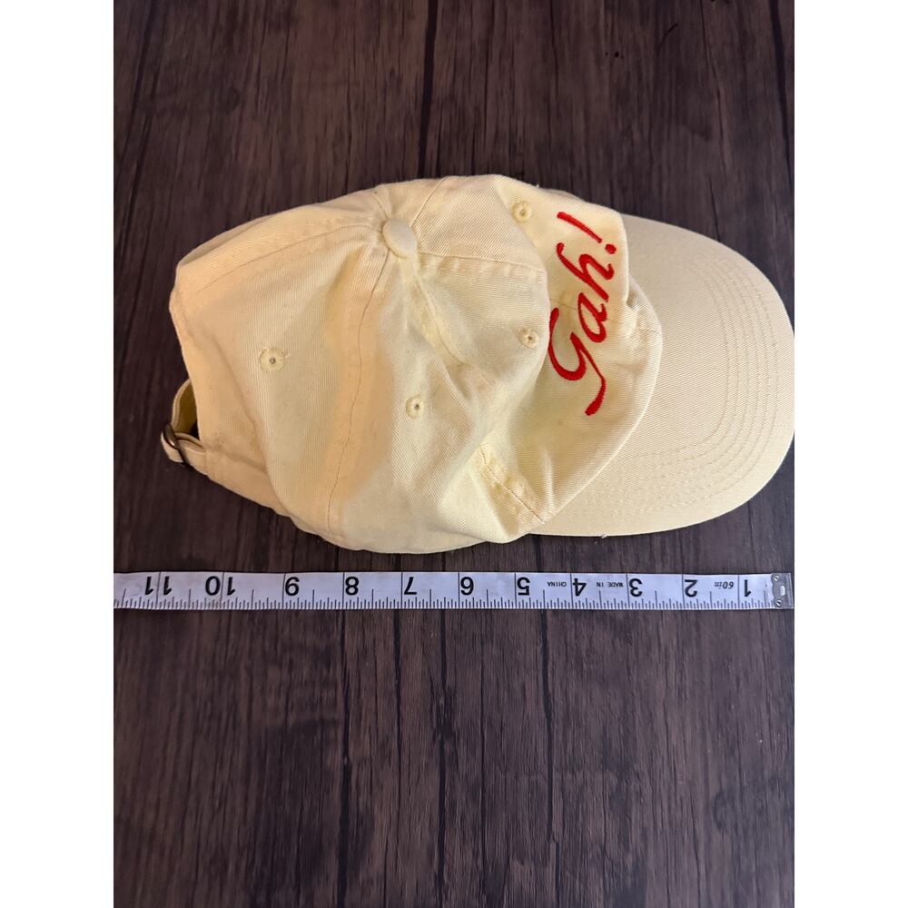 Lisa Says Gah Yellow 'Gah!' Embroidered baseball dad hat - Picture 4 of 7